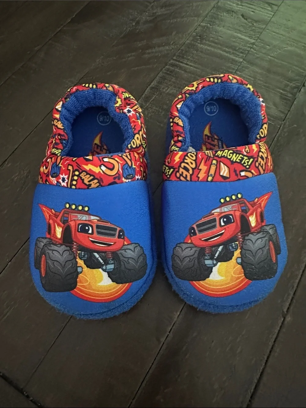 Blaze Monster Truck Kids Slip-On Slippers
